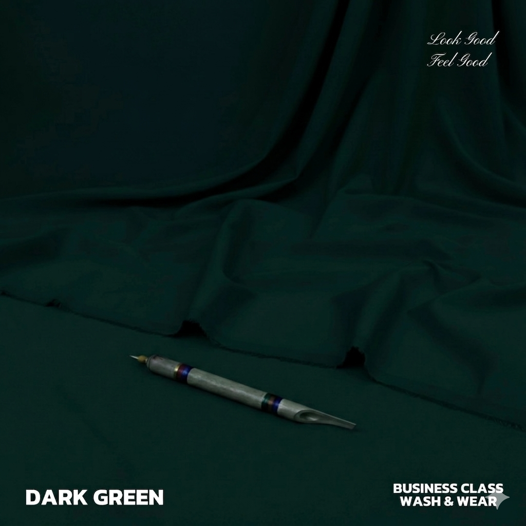 PURE SUPER LUXURY REGENT WASH & WEAR ( DARK GREEN )