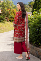 3 Piece Printed Lawn Suit and Dyed Trouser