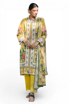 3 Piece Printed Lawn Suit and Dyed Trouser