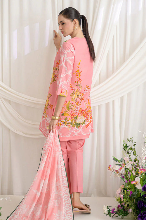 3 Piece Printed Lawn Suit and Dyed Trouser