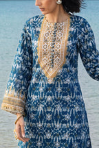 3 Piece Printed Lawn Suit and Dyed Trouser