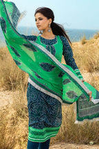 3 Piece Printed Lawn Suit and Dyed Trouser
